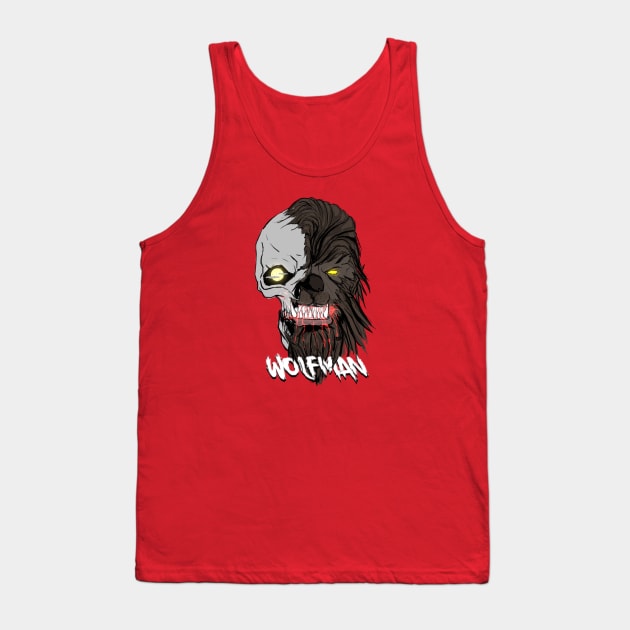 Wolfman Tank Top by kodyart101